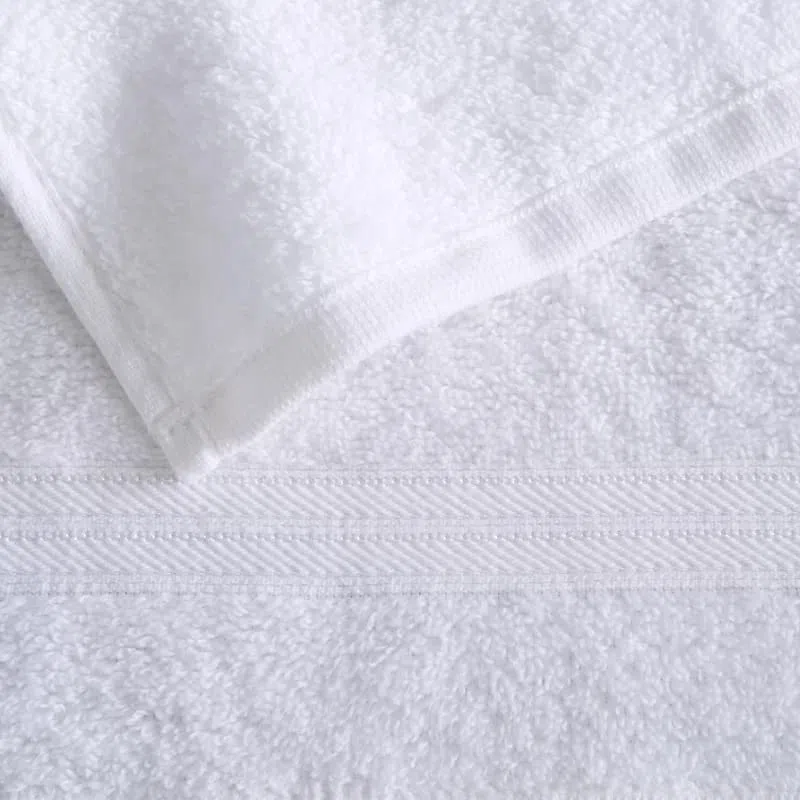 Confezione da 4 teli da bagno grandi (70 x 120 cm) 100% cotone egiziano pettinato ad alta assorbenza, 500 g/m², qualità alberghiera (bianco)