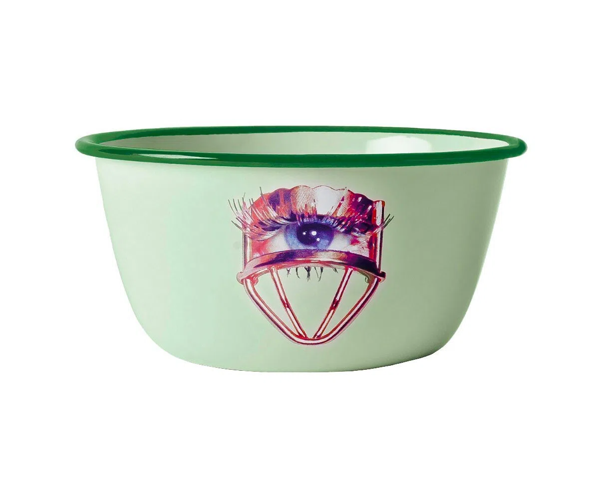 Seletti Ciotola in Metallo Smaltato Toiletpaper Ø Cm.17 H.8 - Occhio