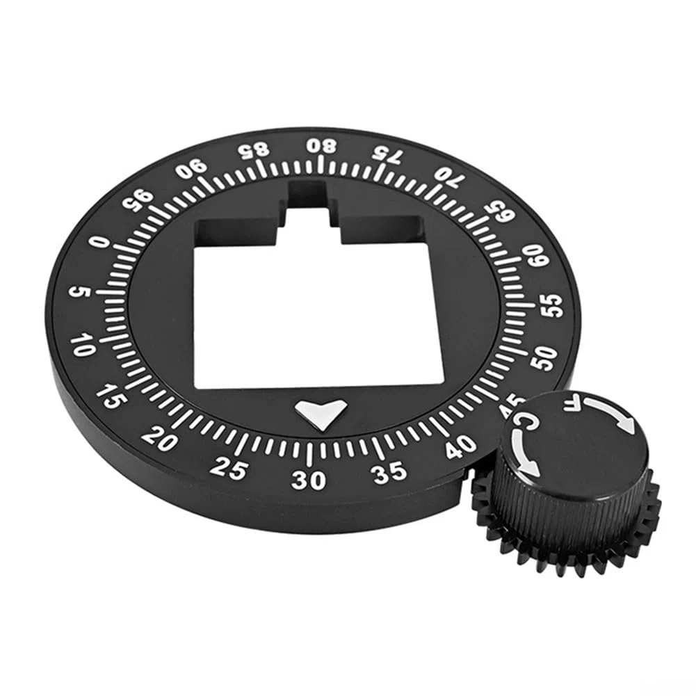 Quadrante in alluminio per macinacaffè Eureka Mignon, scala estesa 10-100, compatibile con modelli Specialita, facile da installare, resistente ai graffi