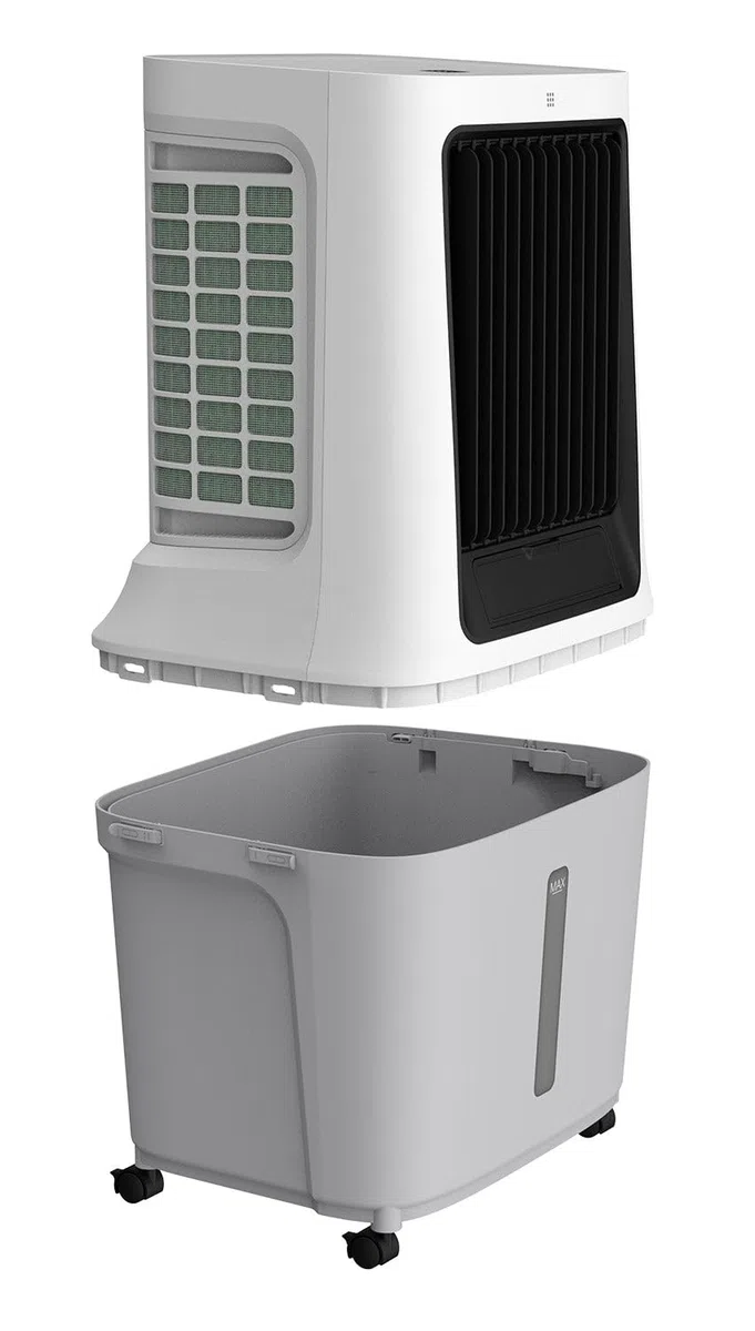 Moel Raffrescatore a Evaporizzazione con Ghiaccio o Acqua 120W 8500 Top Cooler