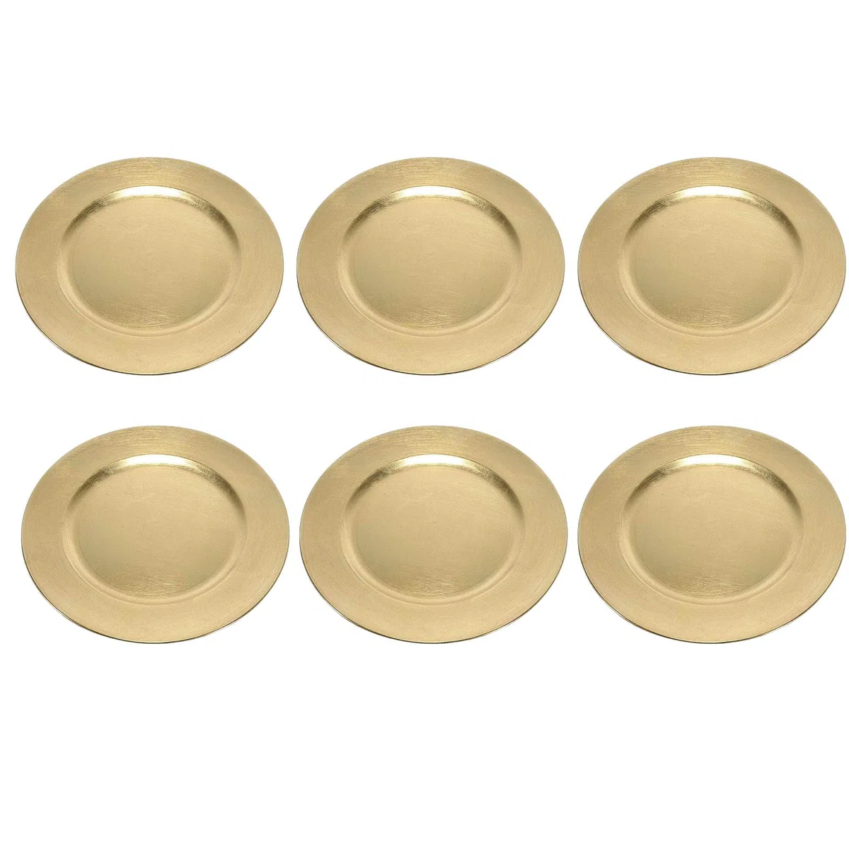 Set 12 Sottopiatti Decorativi Oro - Eleganza e Raffinatezza per la Tavola - Ø 33 cm