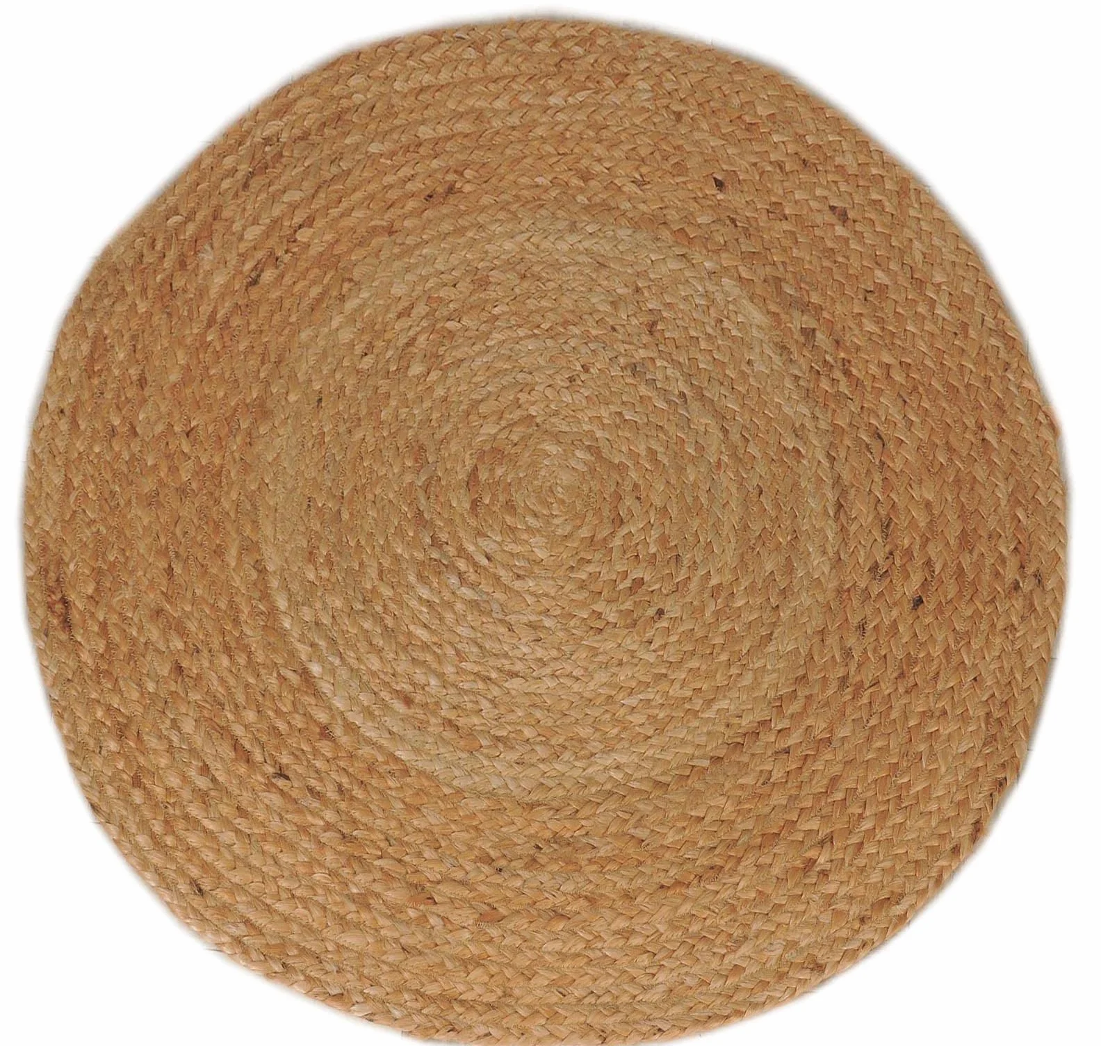 Atout Ciel Tappeto rotondo in iuta naturale, D80 cm, beige