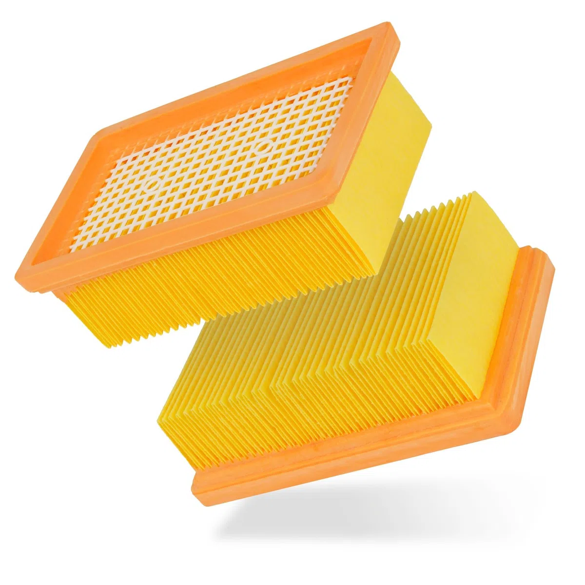 2 filtri pieghevoli piatti per Kärcher come KFI 4410, codice articolo 2.863-005.0
