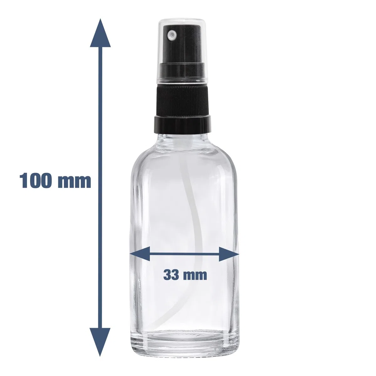Oputec 20 flaconi spray da 30 ml in vetro con nebulizzatore + 20 etichette – Bottiglie in vetro trasparente con testina spray fine – Piccola bottiglia spray