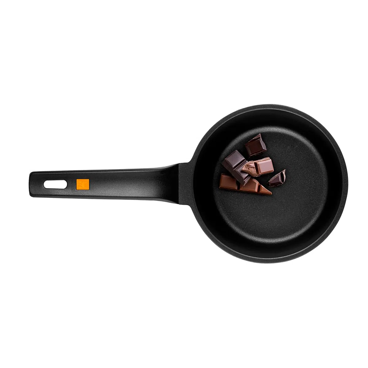 BRA Efficient | Casseruola a un manico, alluminio fuso Nero, 16 cm