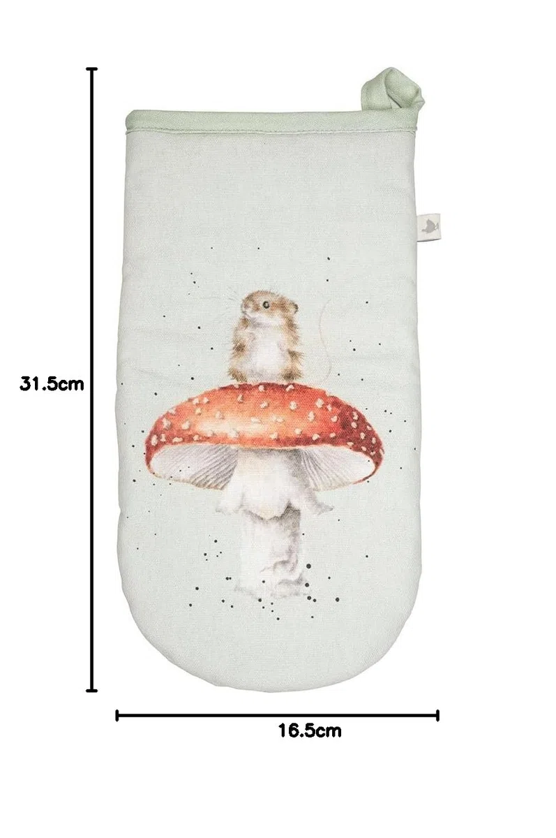 Wrendale Designs Guanto da forno singolo Garden Friends Mouse