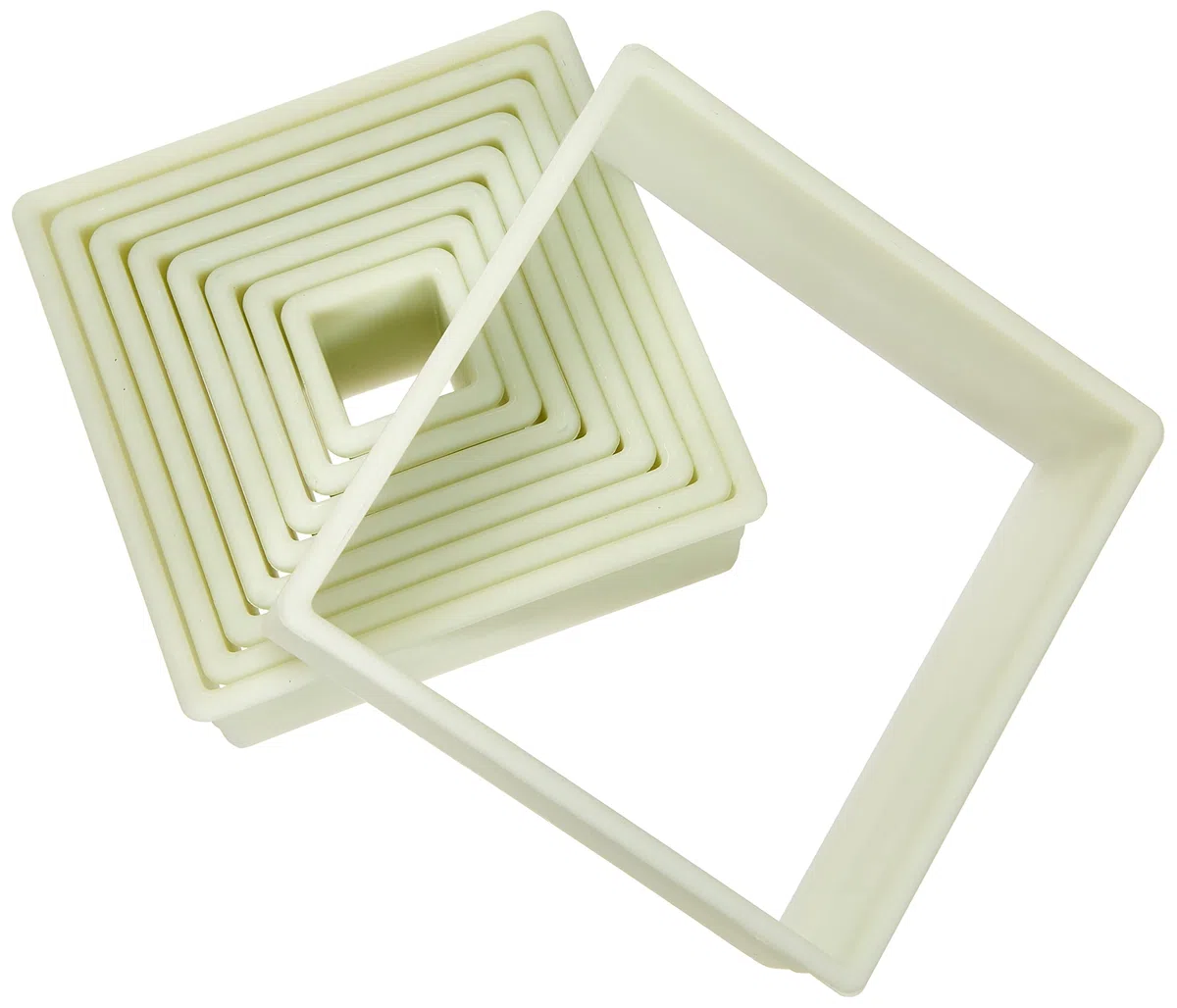 IBILI Corta MASAS CUADRADO Liso (9 PC)