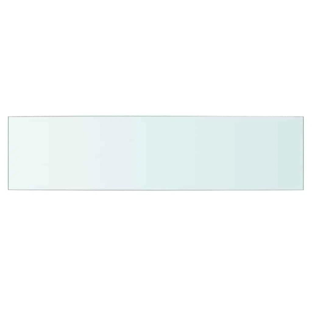 Genérico Pannello Mensola in Vetro Trasparente 60x15 cm,Trasparente,1.99kg,243823
