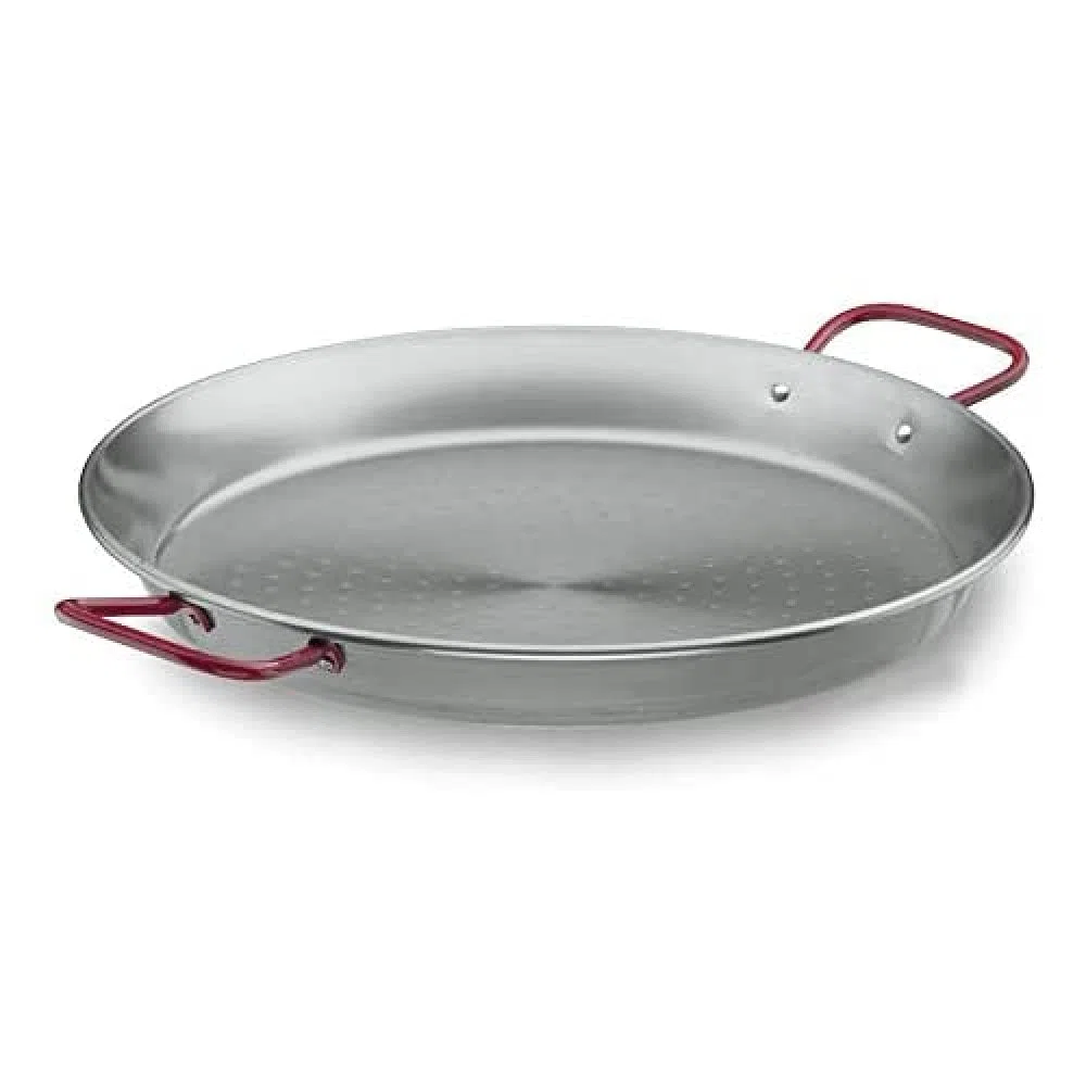 Lacor 63671 - Piatto per paëlla in Acciaio 70 cm