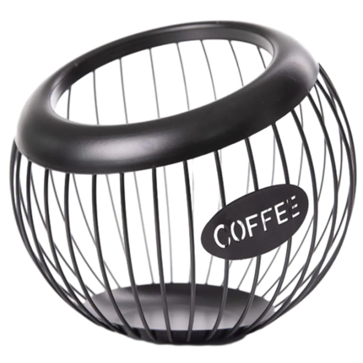 Generico Porta Cialde caffè, Tazza K di Grande capacità e Organizer per Cialde caffè Espresso, Cestello Porta Capsule caffè nel Metallo