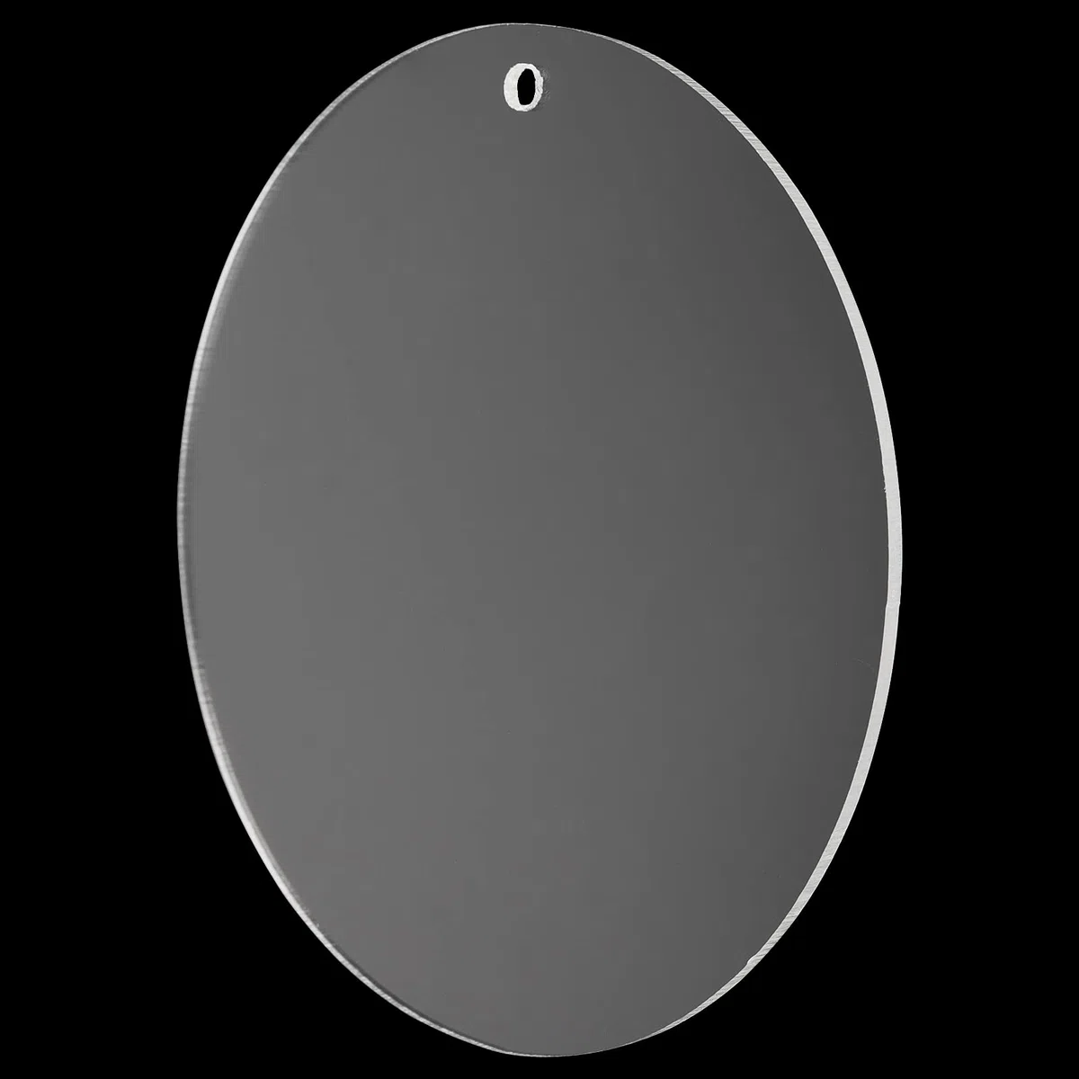 NGOSUET 50 dischi acrilici rotondi da 10 cm, con foro, in Acrilico rotondo, pannello acrilico trasparente, disco rotondo in acrilico per cornici, pittura fai da te