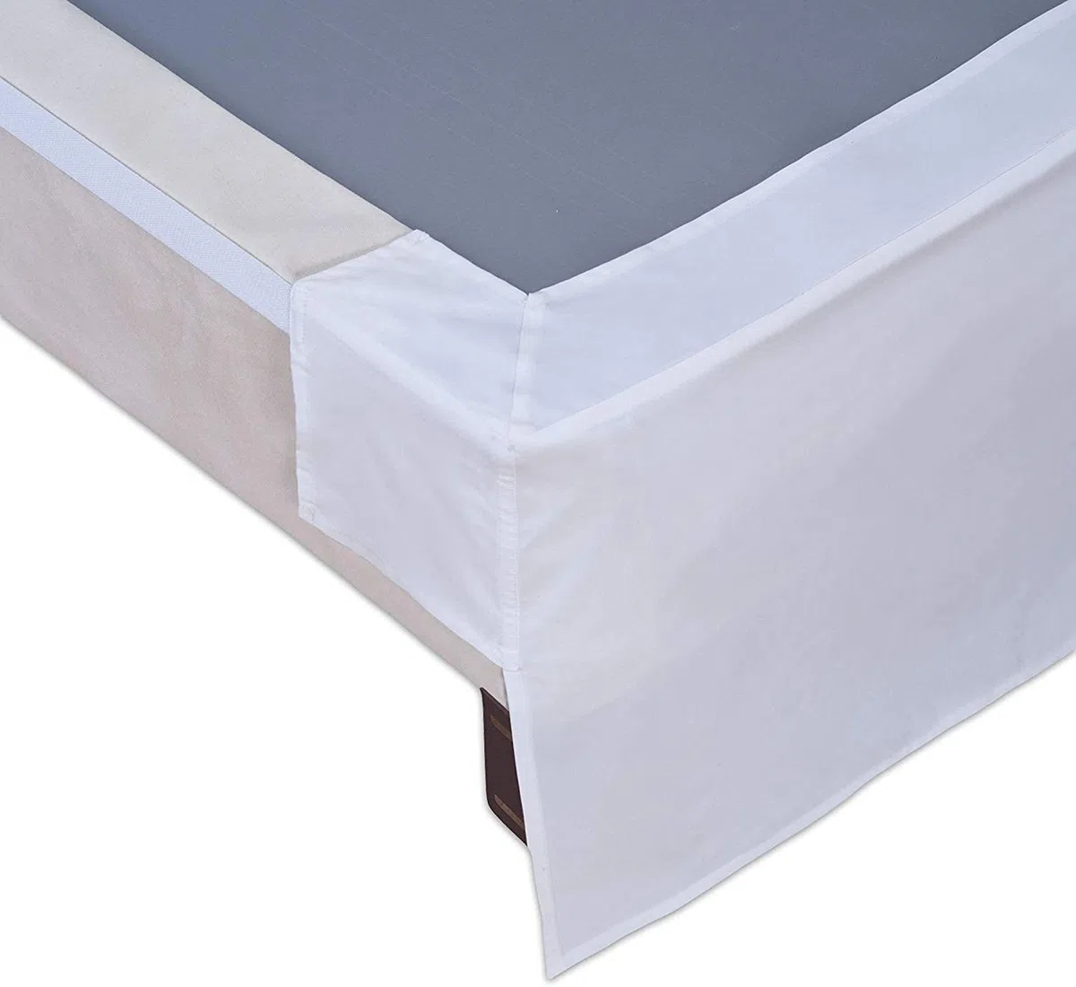 WWQQ Bed Gonne E Mantovane Gonna da Letto Matrimoniale/Singolo/King Size Letto 90/120/140/150/180CM Super Soft Resistente alla Sbiadita, Protezione del Letto per Casa, Hotel