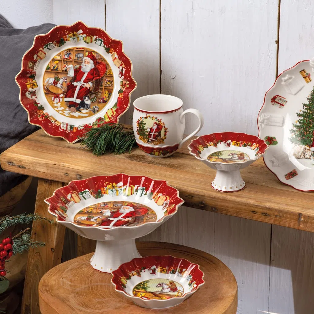 Villeroy & Boch - Toy's Fantasy Ciotola Piccola Regali 16,5 cm Variopinto, Adatto per Microonde, Scodella, Ciotola, Piatto Ceramica Natale, Xmas, Stoviglie, Porcellana Premium