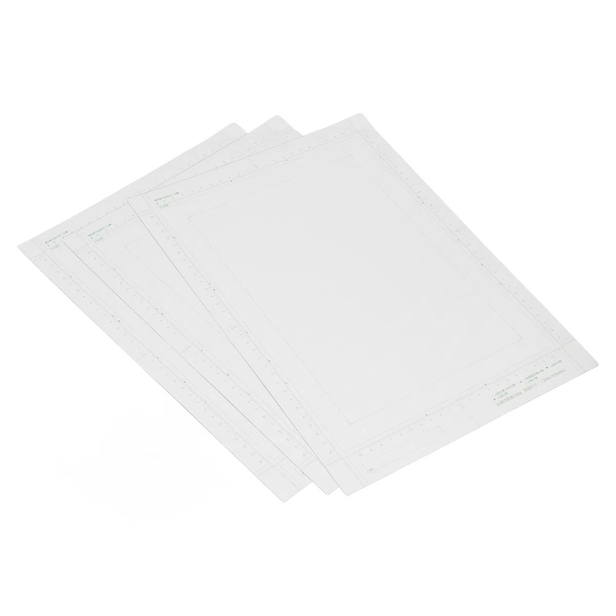 Hztyyier 30 Fogli di Carta Manga B4, 120 G di Carta per Fumetti con Scala per Artisti e Studenti