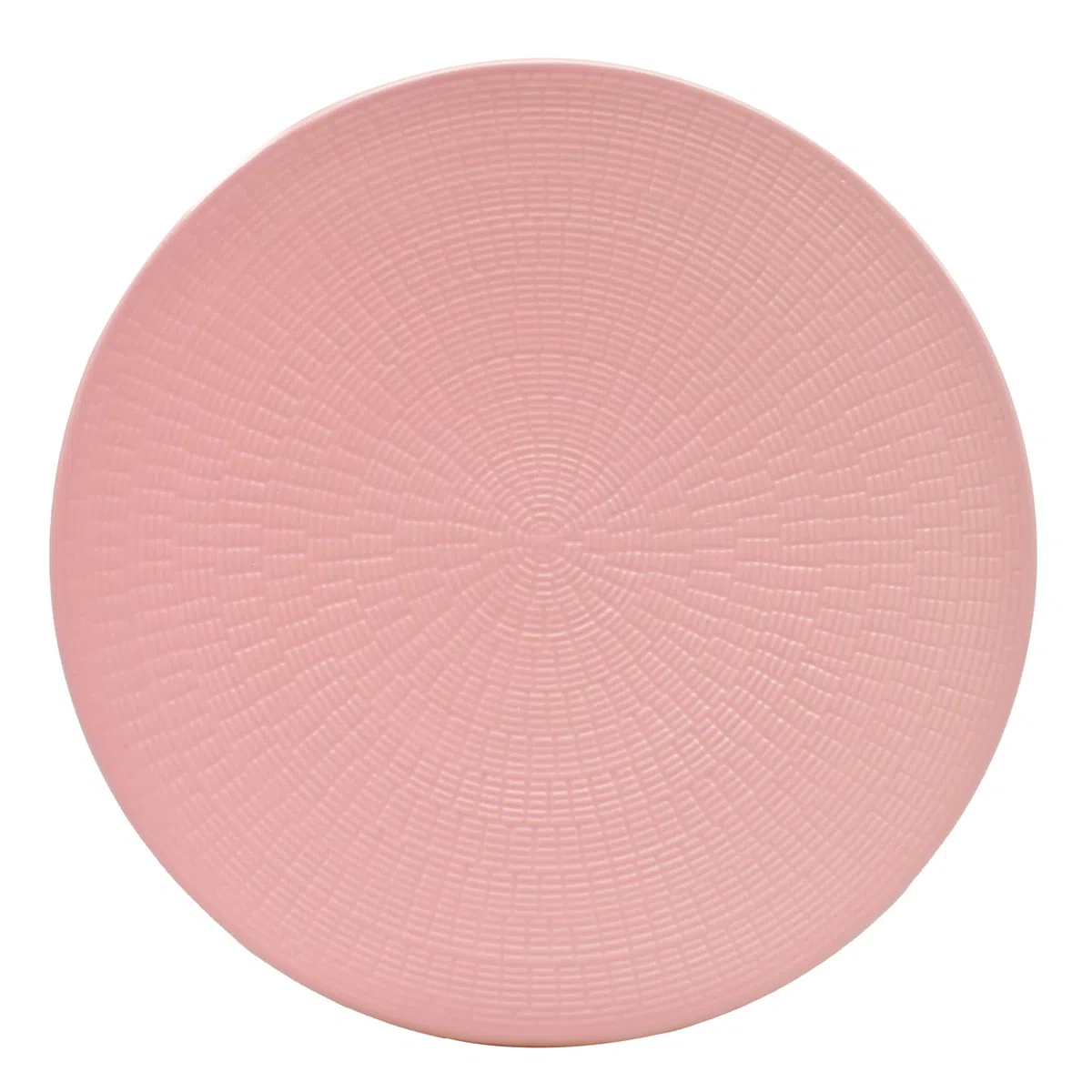 ECHTWERK Blanka Servizio da tavola vintage da 18 pezzi per 6 persone Elegante design naturale con struttura in terracotta con 6 piatti da pranzo, 6 piatti da dessert, 6 piatti fondi, rosa