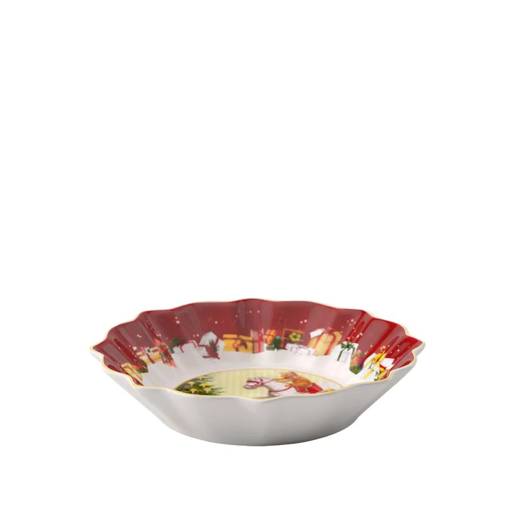 Villeroy & Boch - Toy's Fantasy Ciotola Piccola Regali 16,5 cm Variopinto, Adatto per Microonde, Scodella, Ciotola, Piatto Ceramica Natale, Xmas, Stoviglie, Porcellana Premium