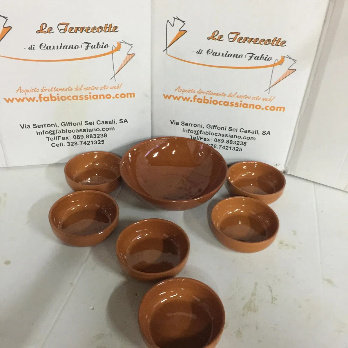 Set 7 Pezzi spaghettata in Ceramica