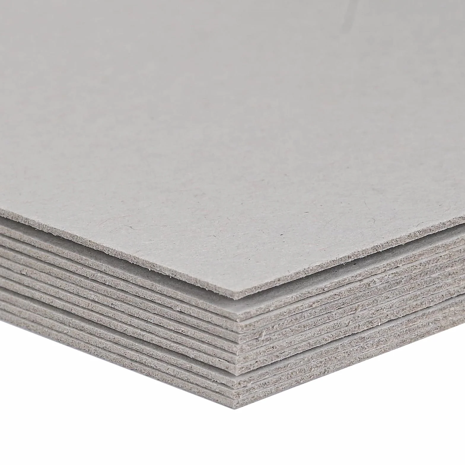 Vaessen Creative Cartone Grigio - Cartone da Rilegatura 30,5 x 30,5 cm - Spessore 1 mm - 10 Fogli - per Rilegatura, Scrapbooking e Journaling
