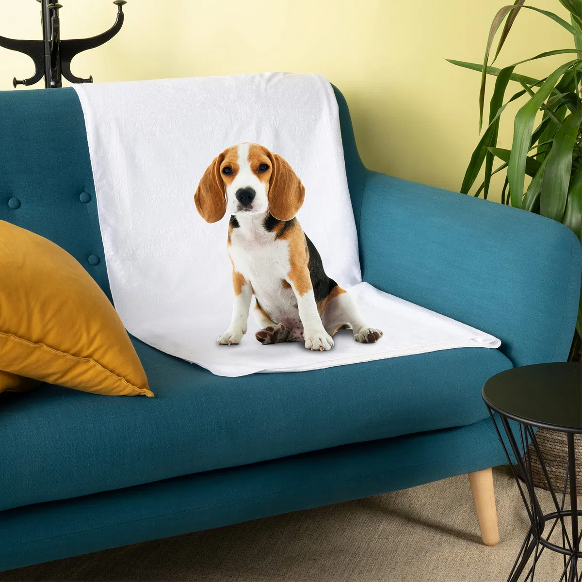 Traversa Letto Impermeabile per Incontinenza 110x140cm - Protezione in Spugna di Bambù Traspirante -Coprimaterasso a Telo Aperto - Ultra Sottile - Lavabile