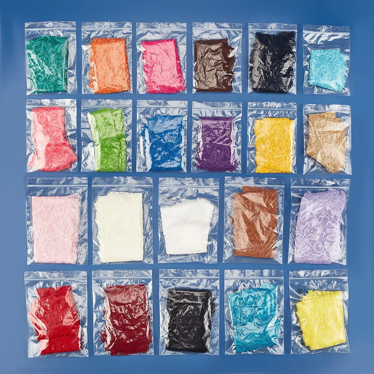 BENECREAT Nastro di pizzo elastico in tessuto largo 150 mm, per fasce per capelli, giarrettiere, bouquet nuziali, 22 colori, 1 m per colore