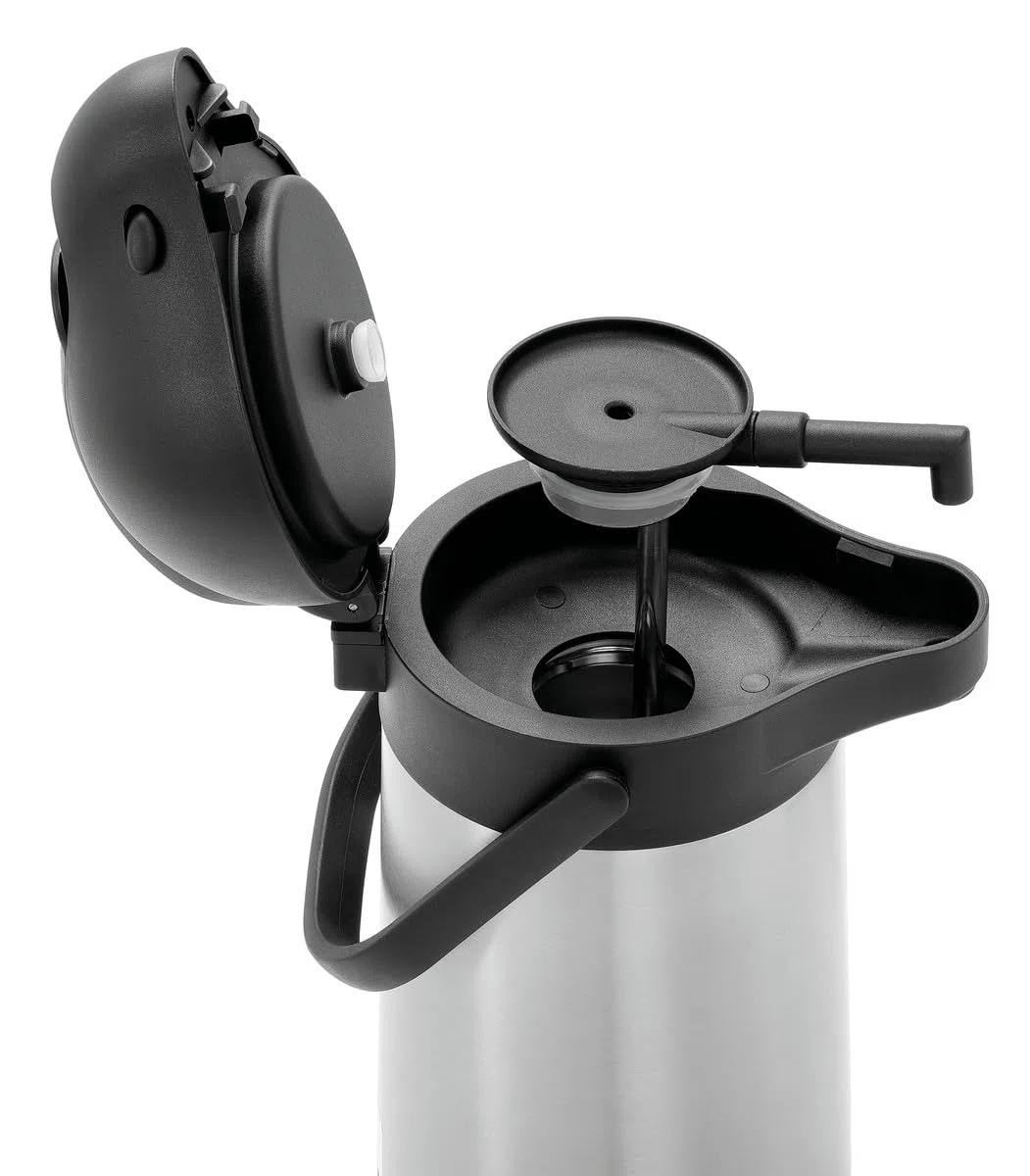 BARTSCHER Caffettiera thermos professionale con pompa in acciaio inox 1.9 L acciaio inox 1.9 150x200x335mm