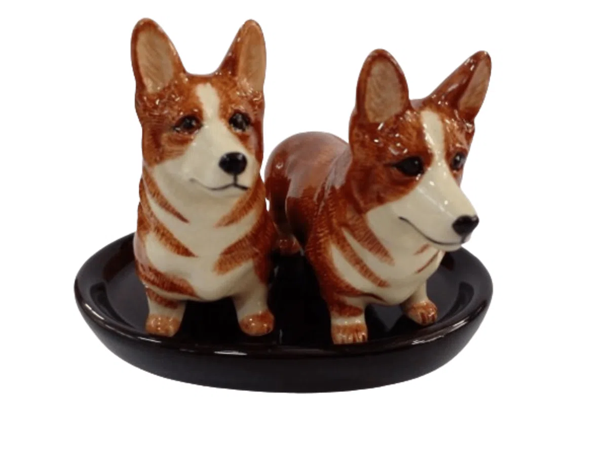 Sale e pepe ceramica regalo motivo cani casa/cucina (CORGI)