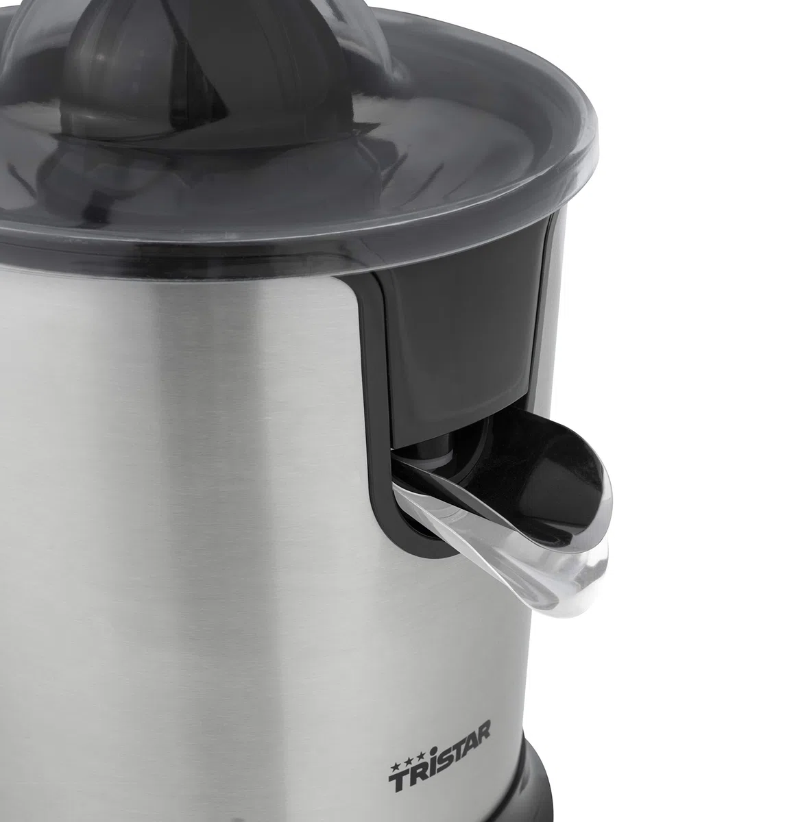 Tristar Spremiagrumi Elettrico Semiprofessionale CP-3002, Acciaio Inossidabile, Argento