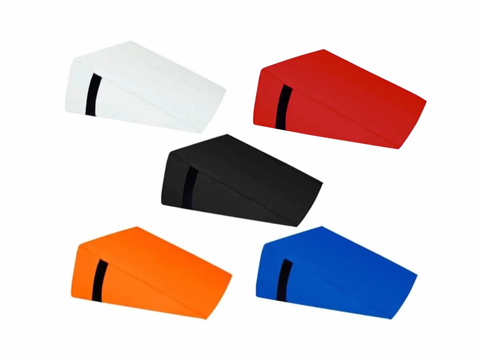 QUIRUMED Cuscino Triangolare, Misure 28 x 30 x 13 cm, Colore Blu, Ergonomico, Similpelle, Imbottitura Flessibile, Cuscino Massaggiante, Fisioterapia, Supporto Schiena