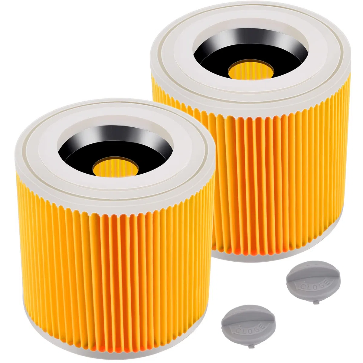 Rebirthcare filtri aspirapolvere per kärche premium wd3 wd2 mv2 mv3 wd 3p, wd 3.200, wd 3.500 p, se 4001, se 4002, a2054, a2004, a2254, a2604, filtro aspirapolvere 6.414-552.0/64145520 (WD3-2PCS)