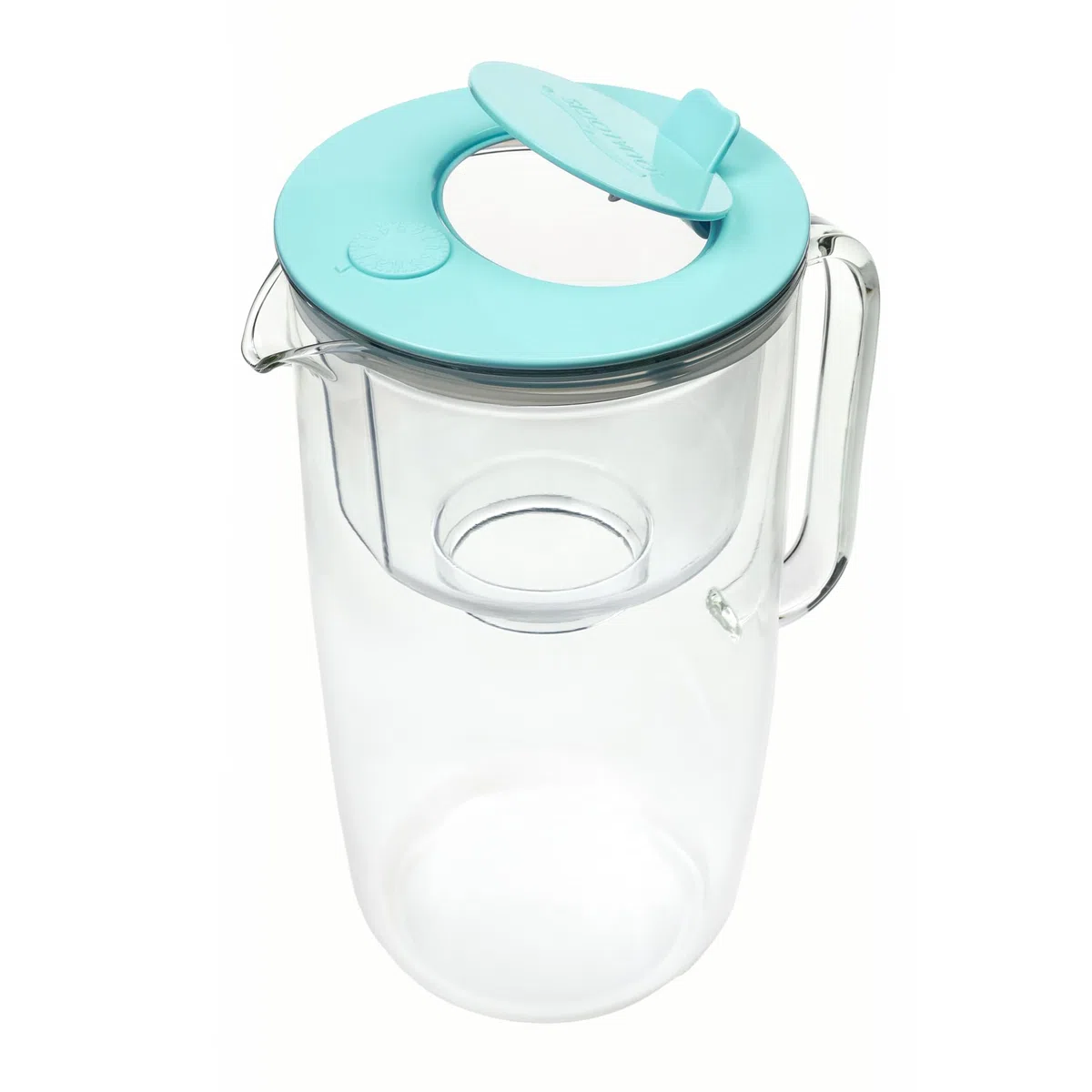 Aqualogis Sonata 2.9L Caraffa Filtrante in Vetro Borosilicato - Include 1 Cartuccia UniX - Celeste - Riduce Calcare, Cloro e Odori - Design Elegante e Moderno