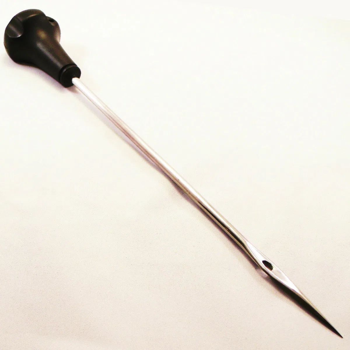 Ago per pancetta, 250 mm, manico in plastica antiruggine, spilla affilata, ago per prosciutto