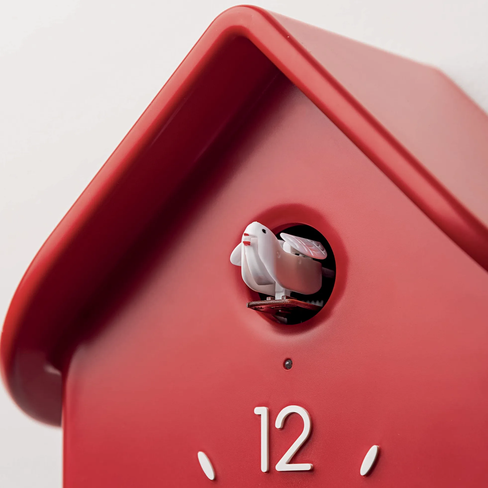 Guzzini Orologio Qq Home, Rosso, 24.8 x 12 x h39 cm