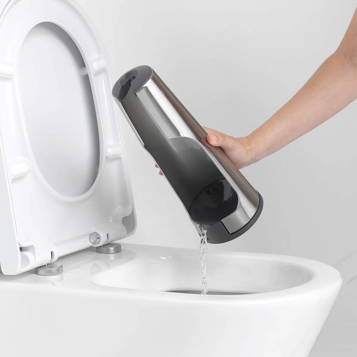 Brabantia Classic Portascopino WC, Inox Satinato