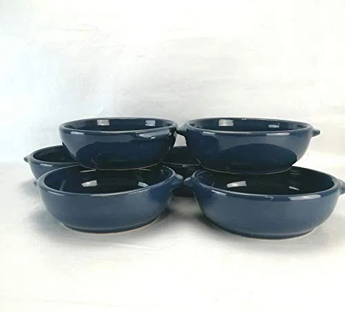 BENEGIAMO TEGAMINI Gnocchi Terracotta Blu 6 Pezzi Diametro 18CM