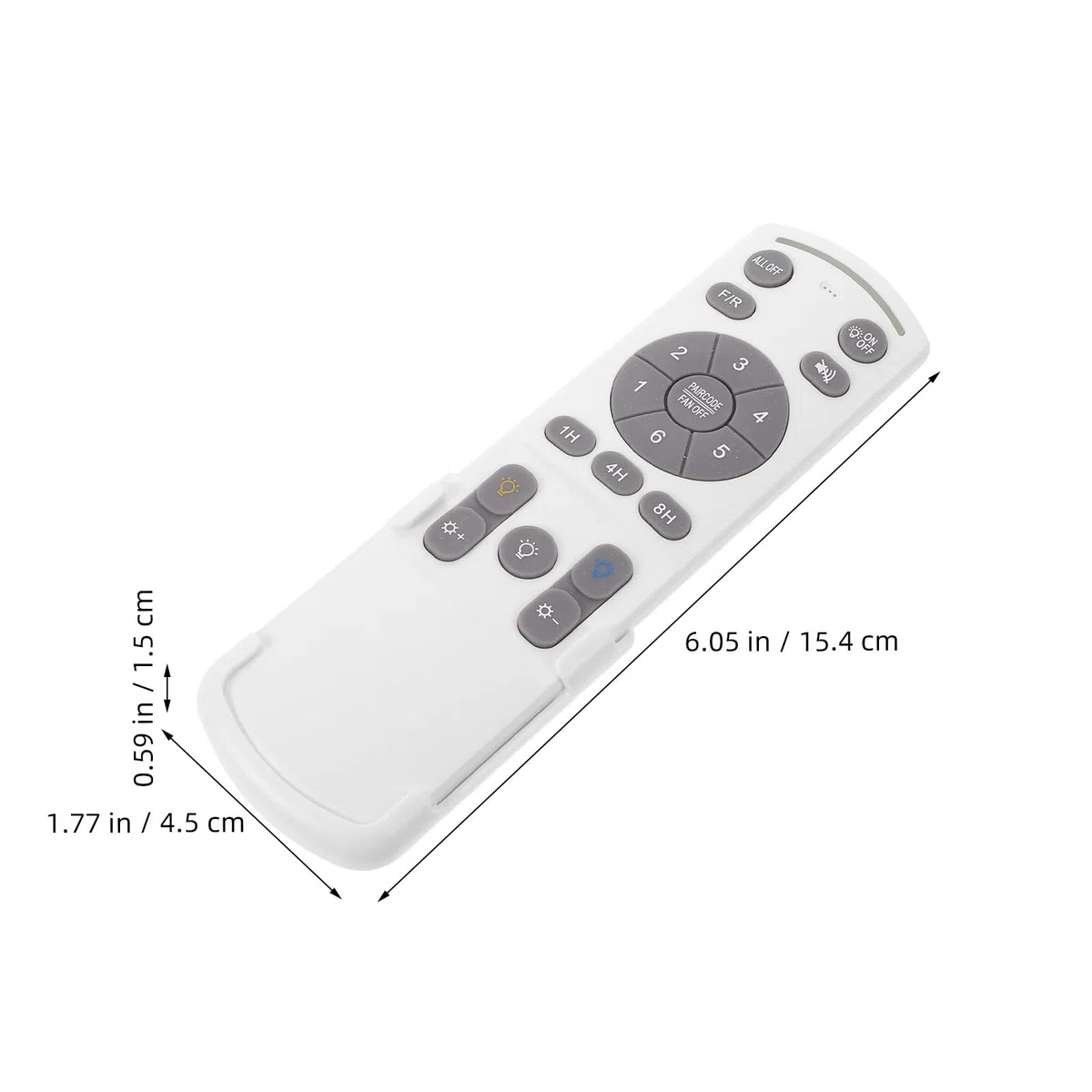 Telecomando per ventilatore a soffitto: controller universale per ventilatore e lampada, dimmer e regolatore a 6 velocità, trasmettitore wireless per soffitto.