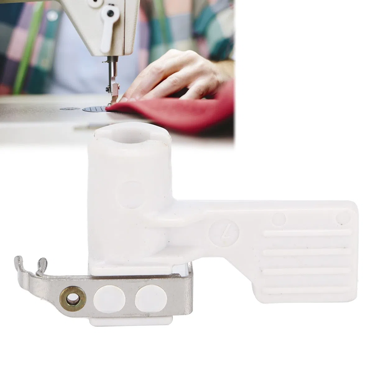 Infila ago per Cucire, Strumento Automatico Multifunzionale per Sartoria in Acciaio Inossidabile, Compatibile con l'infila ago Singer Heavy Duty Series per lavori Artigianali.