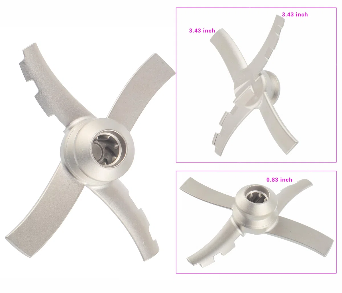 Lama di ricambio compatibile con Ninja Ice Creami Makers serie NC300, Lama di ricambio Accessori Compatibili con Ninja Creamerizer NC301 CN305A CN301CO Acciaio Inossidabile, BPA-frei