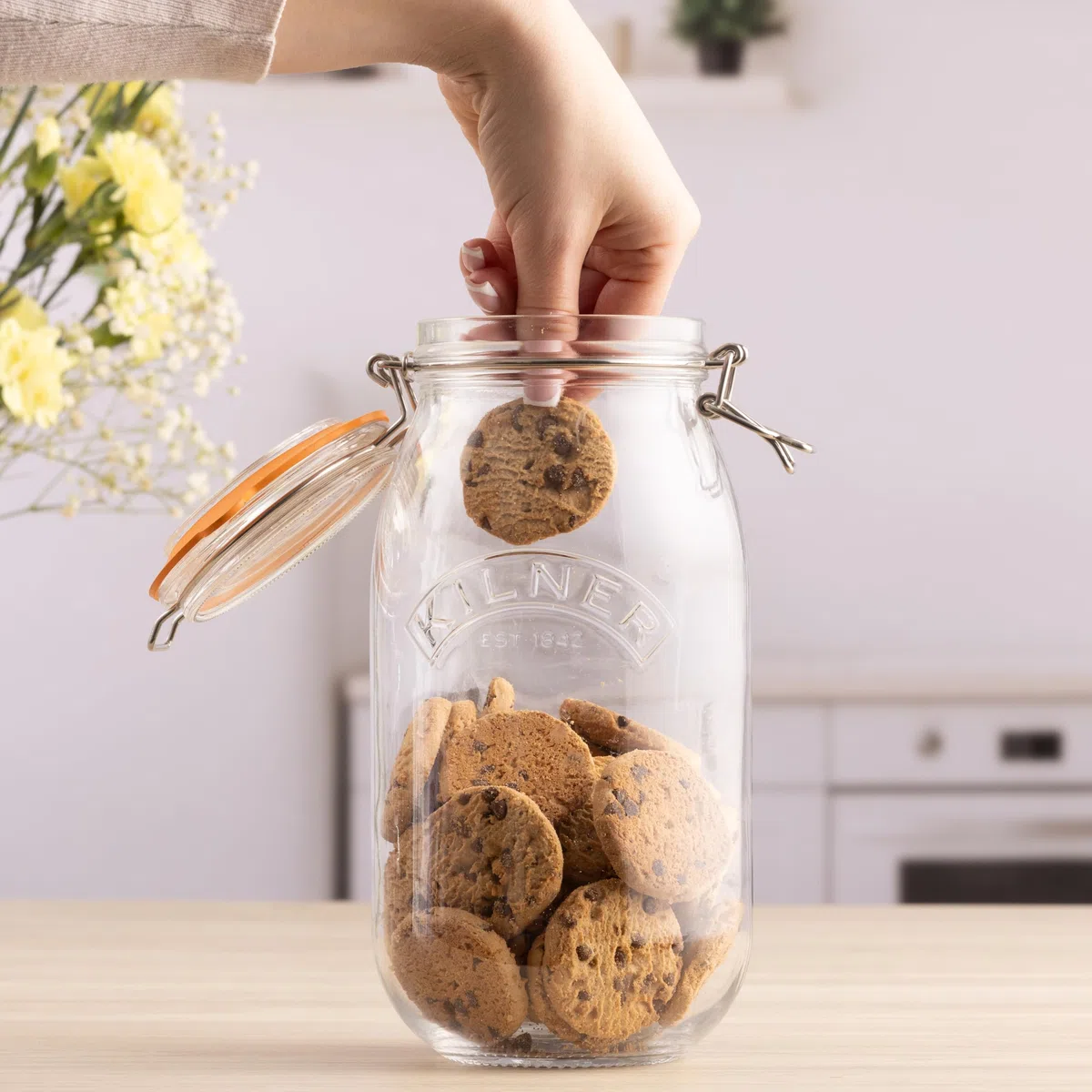 Kilner Barattolo di vetro per conserve, Trasparente, 3 litri
