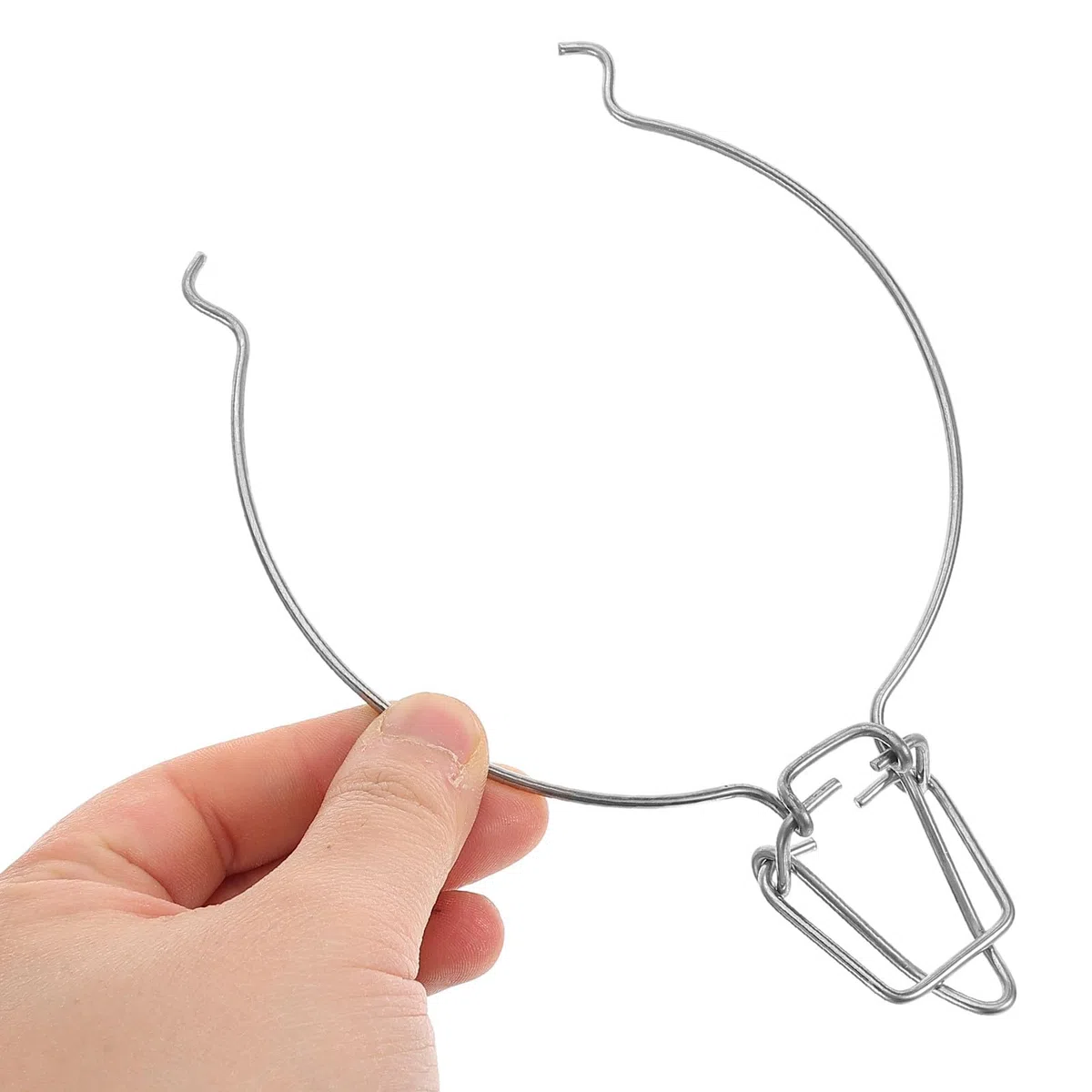 FUOYLOO 10 Pezzi Morsetti Metallici per Barattoli in Acciaio Inox, Fibbie di Chiusura a Molla per Barattoli di Vetro da 500ml, Accessori per Sigillatura Ermetica in Cucina