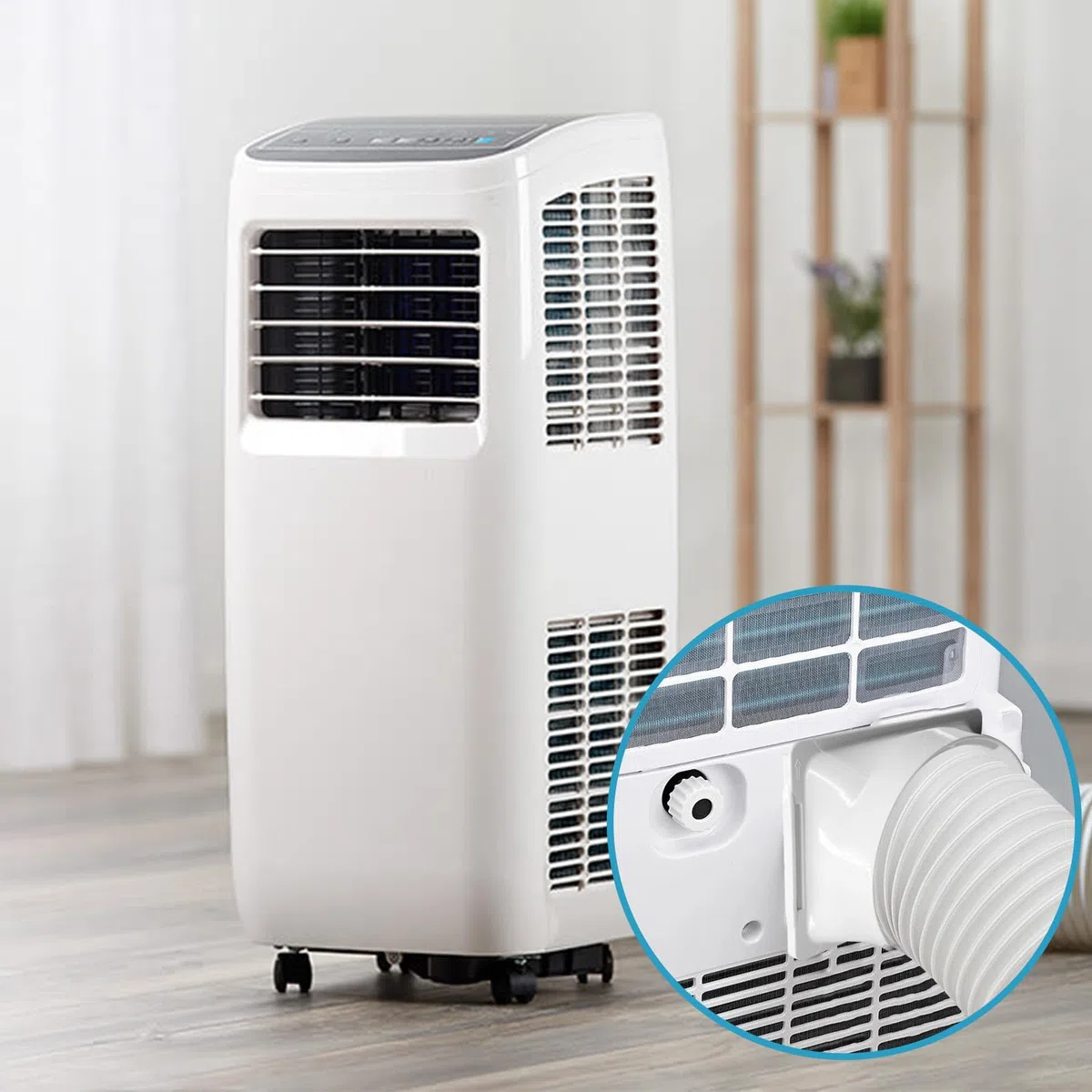 Accoppiatore per Tubo Scarico del Condizionatore d'Aria Portatile, Adattatore per Finestra Connettore CA 5,9 Pollici, Connettore Condizionatore d'Aria Mobile