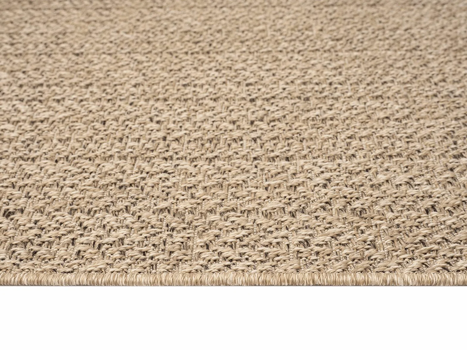 the carpet Kansas – tappeto indoor/outdoor in juta naturale, resistente e facile da pulire, ideale per terrazza, balcone o soggiorno - Natura - ca. 160 x 230 cm