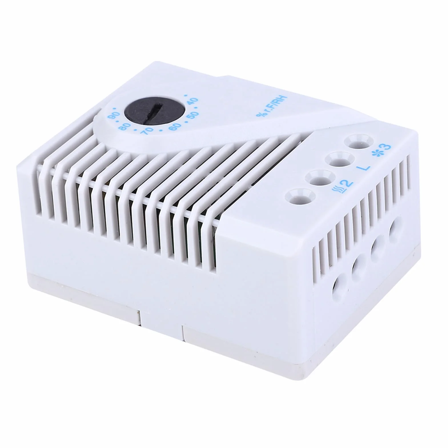 MFR012 Regolatore di umidità con Custodia in Materiale PC per Regolatore di umidità per Mobile TV, Slot per Guida Posteriore Terminale a 2-3 Poli, Elevata Resistenza Meccanica,