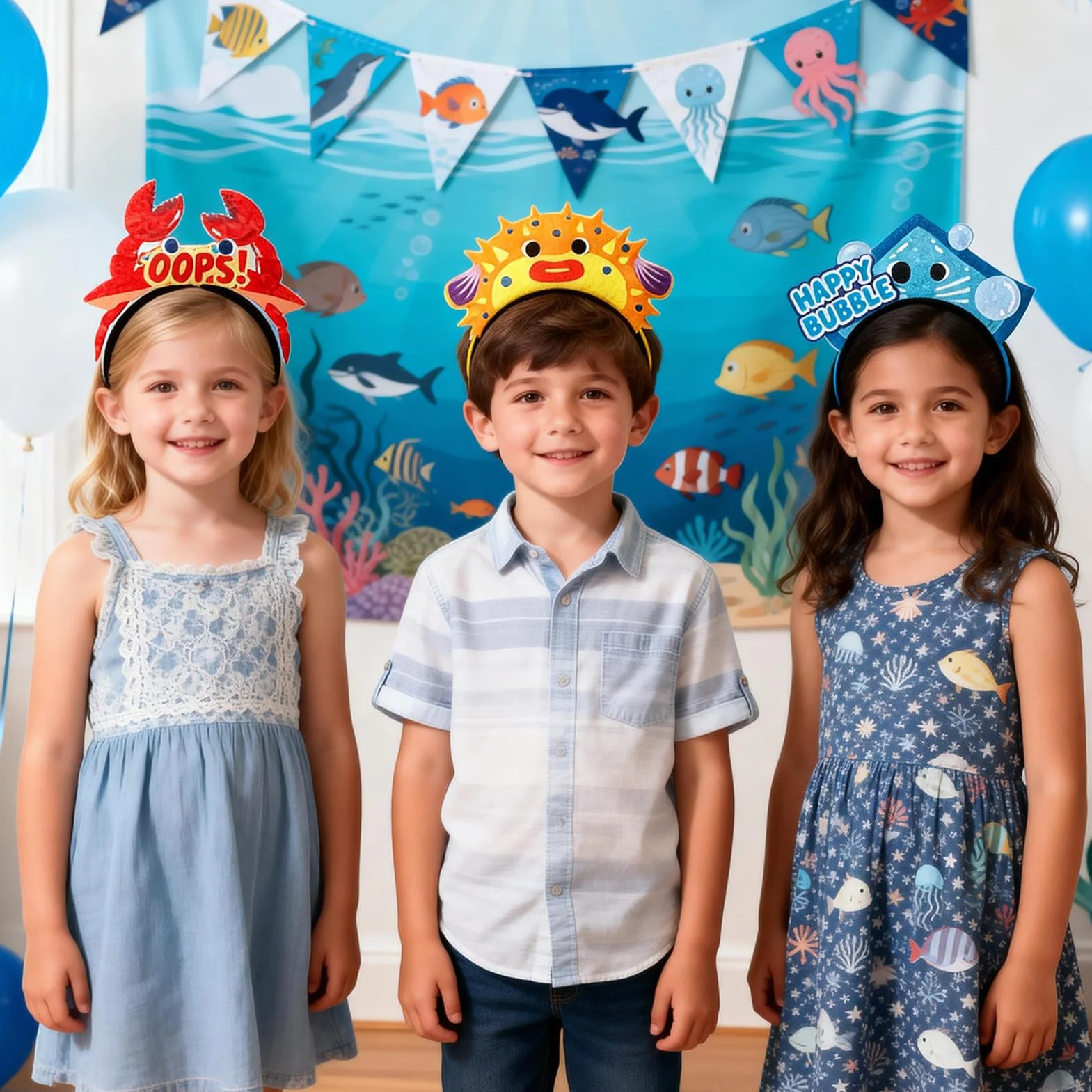 12 PCS Cerchietti in Feltro per Bambini, Accessori per Fotobox di Carnevale, Giocattoli per Feste a Tema di Compleanno, Regali per Ragazzi e Ragazze