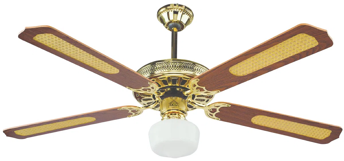 DCG TP-RMA8-6N22 Ventilatore a Soffitto in Legno a Soffitto con Telecomando