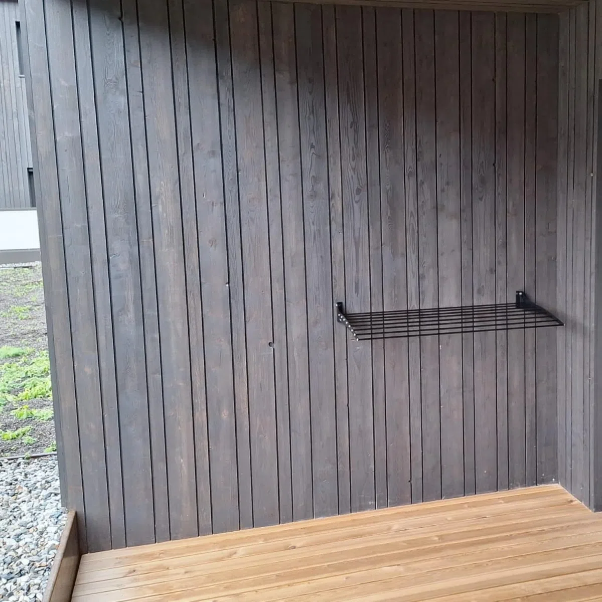 foxydry Fold, Stendibiancheria da parete, Stendino Verticale, Pieghevole da Interno e Esterno in Alluminio e Acciaio 118x50x50 cm (Nero Down, 1x Fold 120)