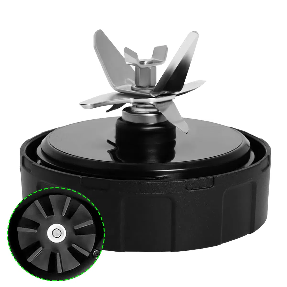 Lame di Ricambio per Frullatore Ninja, Estrattore Lama Compatibile con Ninja Frullatore Detect Power Processor TB401EU TB301EU, Ninja Foodi Frullatore Power CB350EU CB100EU CB150EU, SS101 SS151 SS351
