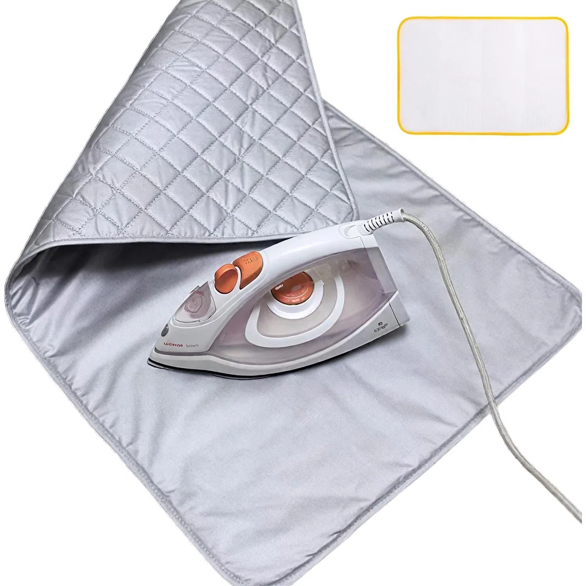 80x140cm Telo for Stirare Sul Tavolo Tappetino Da Stiro Termico E Antiscivolo Con 3 Strati Isolanti Coperta Da Stiro Portatile for Stiratura A Vapore E Uso Domestico(80x140cm)
