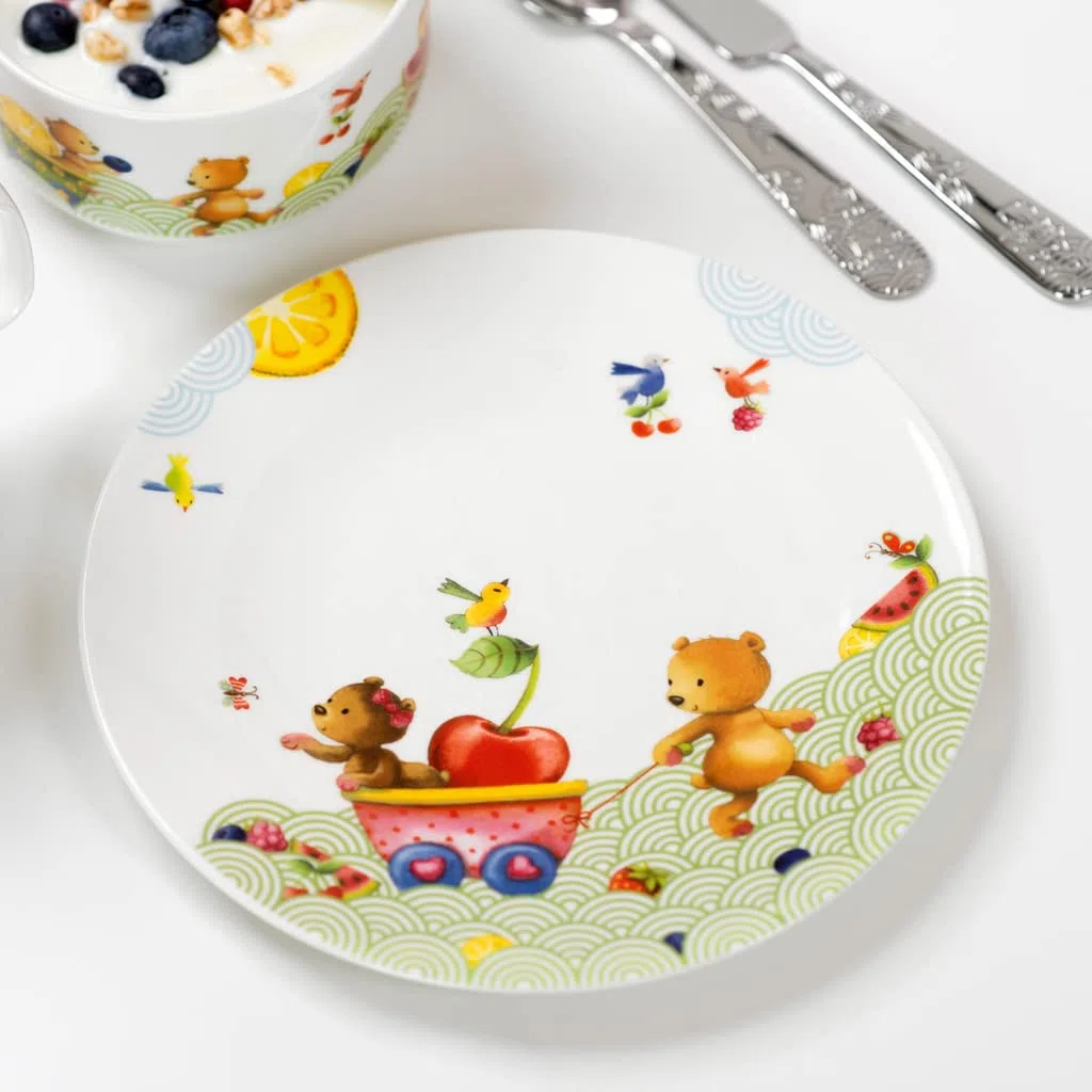VILLEROY & BOCH Happy as a Bear Set 7 Pezzi Tavola Bimbo Porcellana