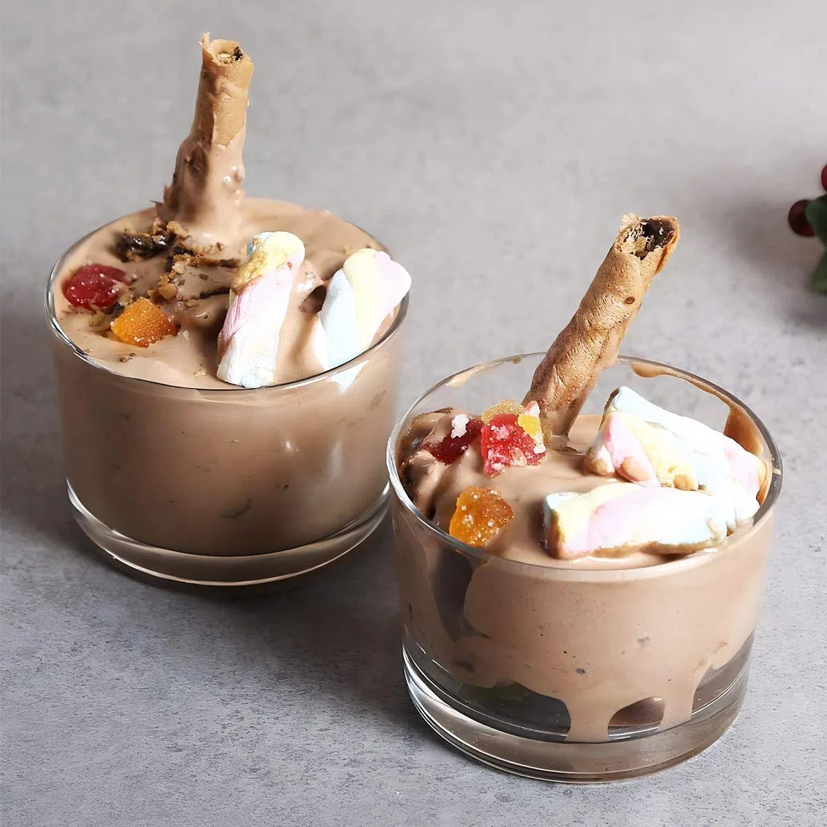 Konzept 11 – Coppette gelato in vetro 200 ml – Set di 12 ciotoline trasparenti per dessert, dolci, macedonia o finger food – Resistenti, riutilizzabili, lavabili in lavastoviglie