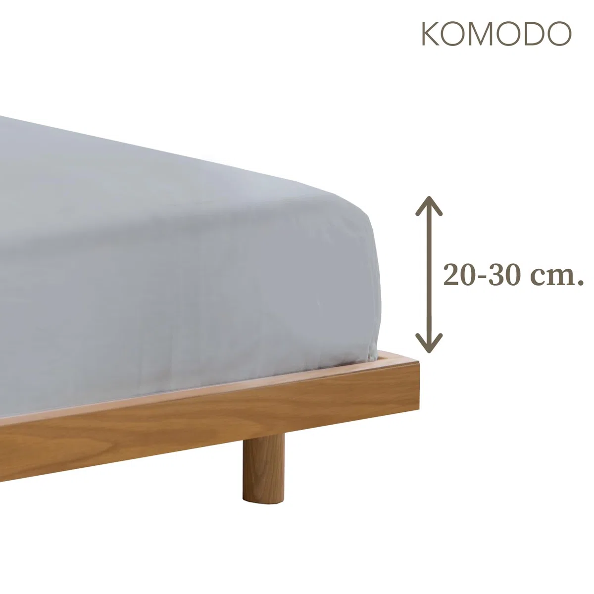 Lenzuolo Sotto con Angoli Matrimoniale, 100% Jersey di Cotone Elasticizzato sui 4 Lati, Misura cm.170/180x190/200, Altezza Angolo fino a 30cm, Oeko-tex Certificato, No stiro